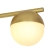 Lampa sufitowa Contina – mosiężna + 3 klosze szklane NO2512096035 - Nordlux